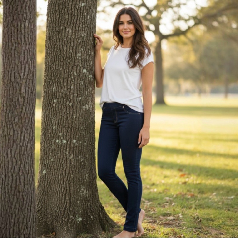 Pajama Skinny Black Jeans - Picture 4 of 10